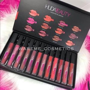 hudabeauty  matte lip stick 12 pack